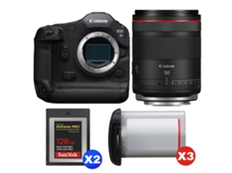 Eos R1 + Rf 50mm F/1.4 L Vcm + 2 Sandisk 128gb Extreme Pro Cfexpress Type B + 3 Canon Lp e19 + Ebook “20 Dicas para Fotos Que Impressionam” CANON