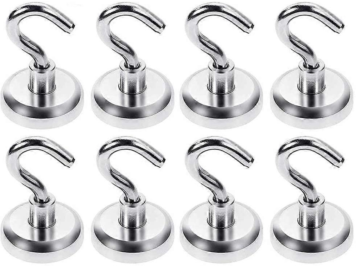 Crochê grande, perfeito para você com 18 kg de atração, para acessórios de cozinha, 25 mm, lote de 8 BRILVIBERA