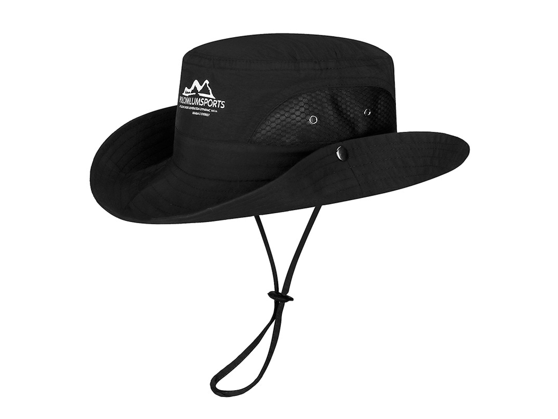 Chapéu De Pescador Yuysan, Secagem Rápida, Proteção Solar, Dobrável, Com Cordão Ajustável, Aba De 8 Cm, Tamanho Único (55–60 Cm)