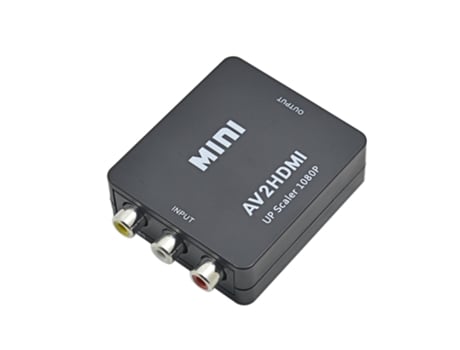 Conversor RCA AV 2 para HDMI (Preto)