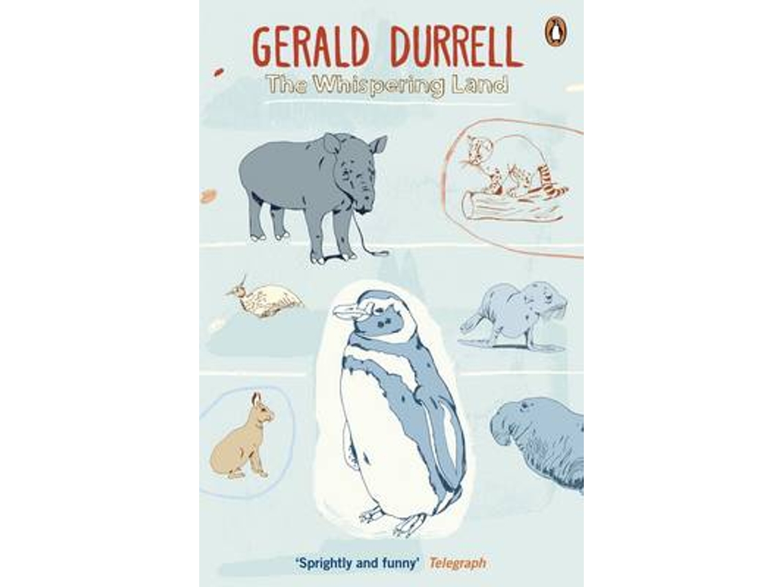 Livro The Whispering Land de Gerald Durrell (Inglês)