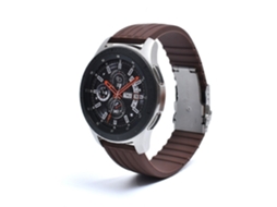Bracelete Silicone Líquido para TicWatch Pro Castanho