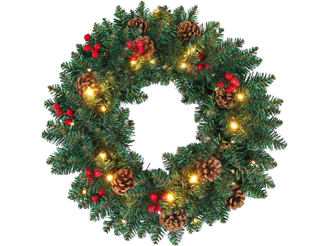 Guirlanda De Natal Artificial Para Exterior | Decorações Sazonais