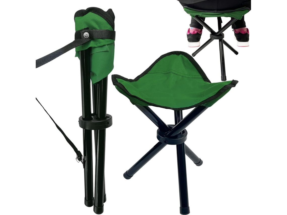 Banqueta Dobrável de 37 cm para Camping, Pesca e Praia