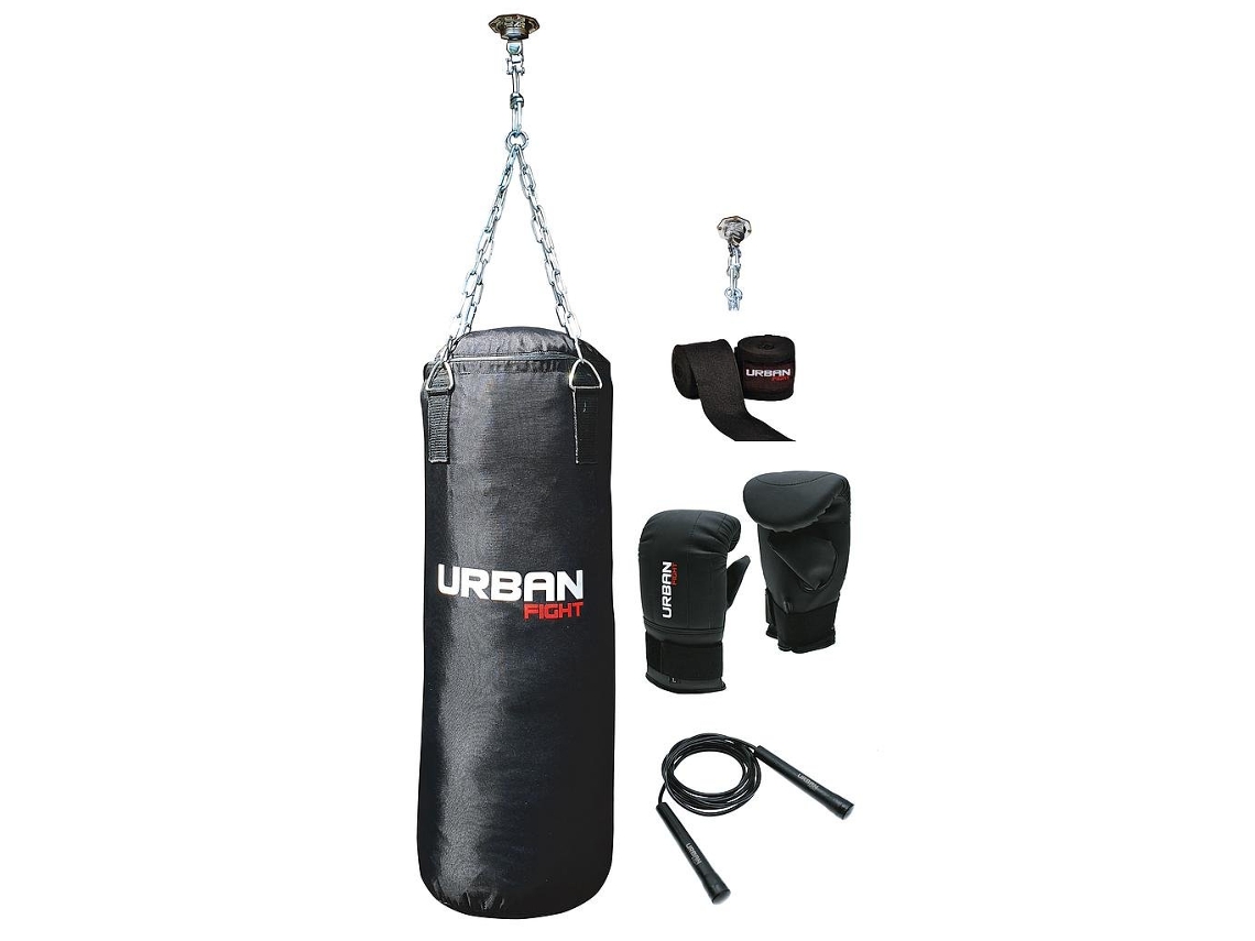 Conjunto De Saco De Pancadas Urban Fight Equipamento Completo De Boxe Para Crianças