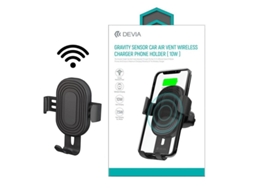 Suporte Para Carro Com Carregamento Sem Fio Qi De 10 W Para Saída De Ar - Iphone, Samsung