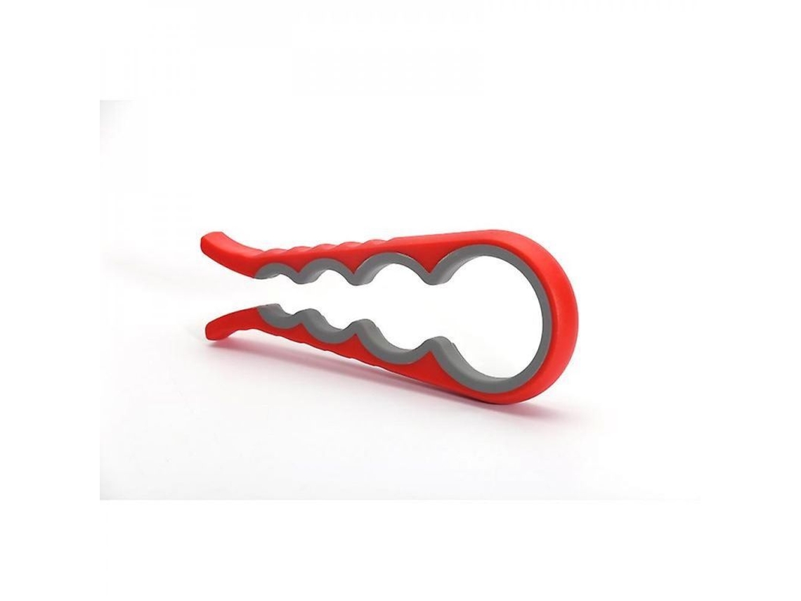 Rebe-abretapas Para Cortares Resistencias, Ideal Para Manos Menos, Mayores Y Artritaria, 22cm, Negro Rojo