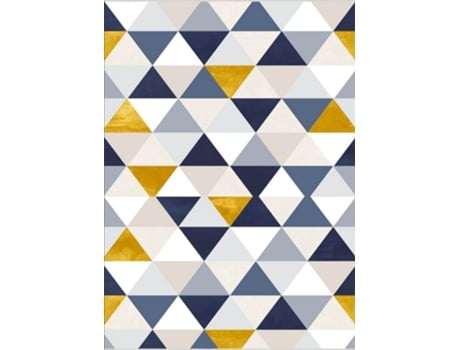 Tapete MANI TEXTILE  Triangle (Azul - 200X290cm)