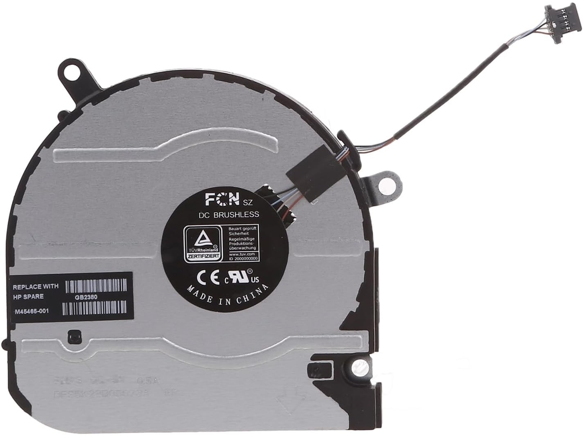 Ventoinha De Resfriamento Para Cpu + Gpu Para Laptops De 15 Polegadas (15m-eu, 15m-es, 15t-es, 15z-eu)