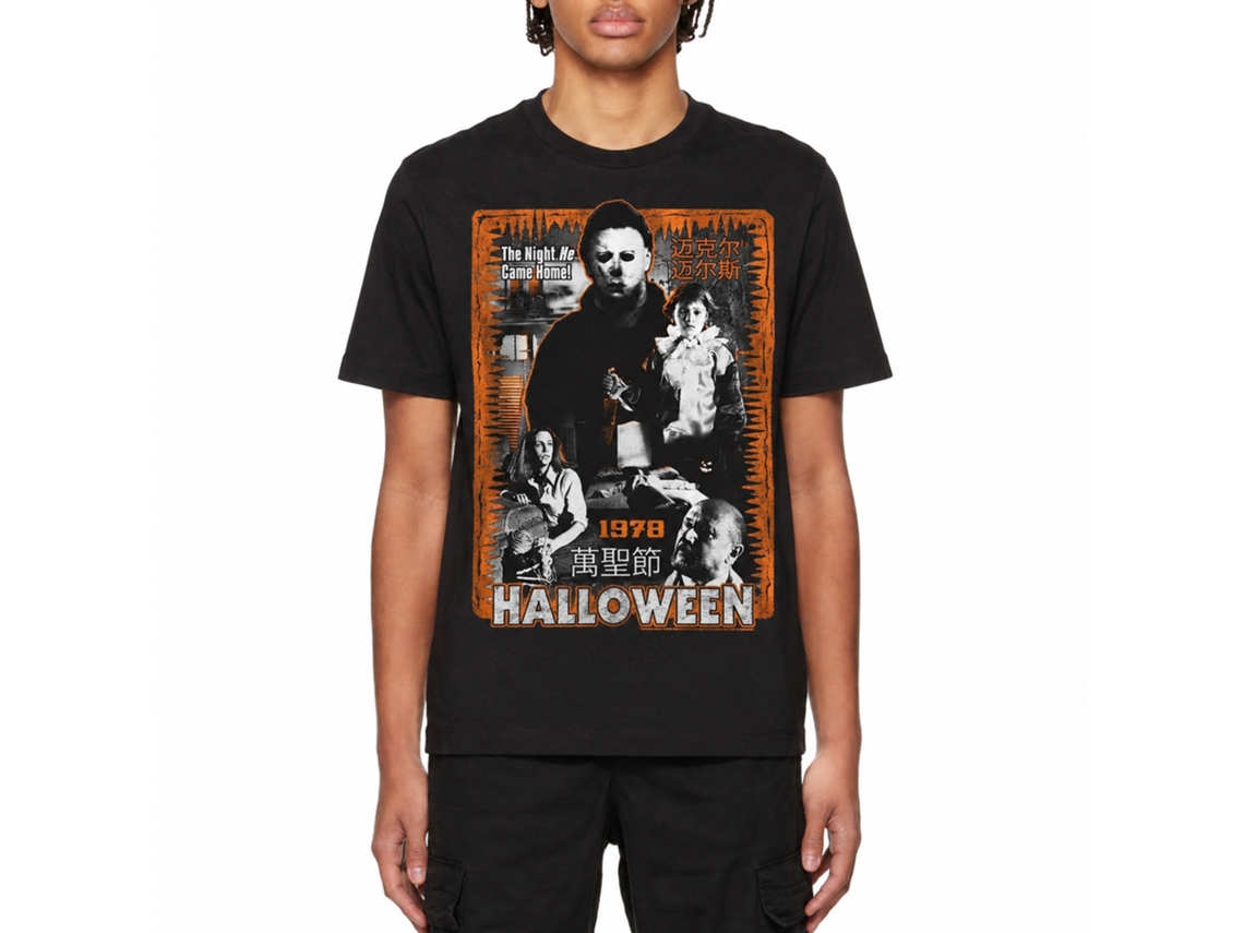 Rockinstone Halloween Movie Mess Black Adult T-shirt Size:xxxl