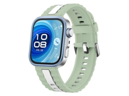 Pulseira De Silicone Xdfind Sport Com Listras Verticais Em Duas Cores Para Huawei Watch Fit 4 Pro / Fit 4 / Fit 3
