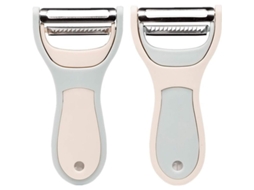 Set De Peladores De Verduras E Frutas Com Lâminas Dentes E Retas Para Julianear E Pelar
