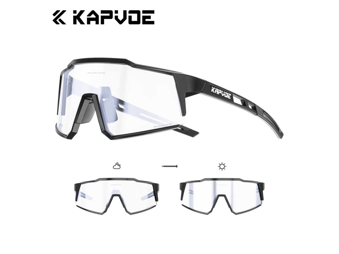 Óculos De Sol Fotocromáticos Para Ciclismo, Óculos De Sol Para Esportes Ao Ar Livre Que Mudam De Vermelho E Azul, Óculos Estilo Harley.