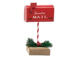 Caixa De Correio Com Luz Para O Natal Fabricada Em Cobre E Plástico Decoração Para A Época Do Natal 19 X 10 X 8 Cm Modelo Sortido Acan