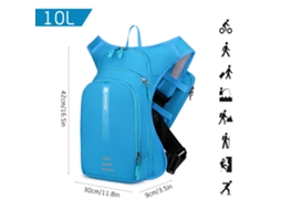 Mali mochila Hidratação Ciclismo 10l Leve com Bolsa para Celular Mochila Esportiva Camping Hiking Bicicleta