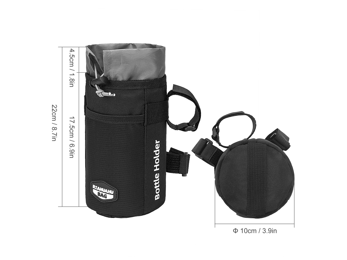 Bolsa Isolada Mali para Garrafa de Água com Suporte de Manubrio para Bicicleta | S/MARCA