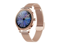 Smartwatches Bestvite Pulseira Feminina Inteligente Com Toque De 1.09 Polegadas Ip68 À Prova Dágua Ouro Bestvite