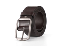 Cinto Masculino De Tpu Com Fivela De Agulha Yuysan, Largura 3,8 Cm, Comprimento 120 Cm Cor Café