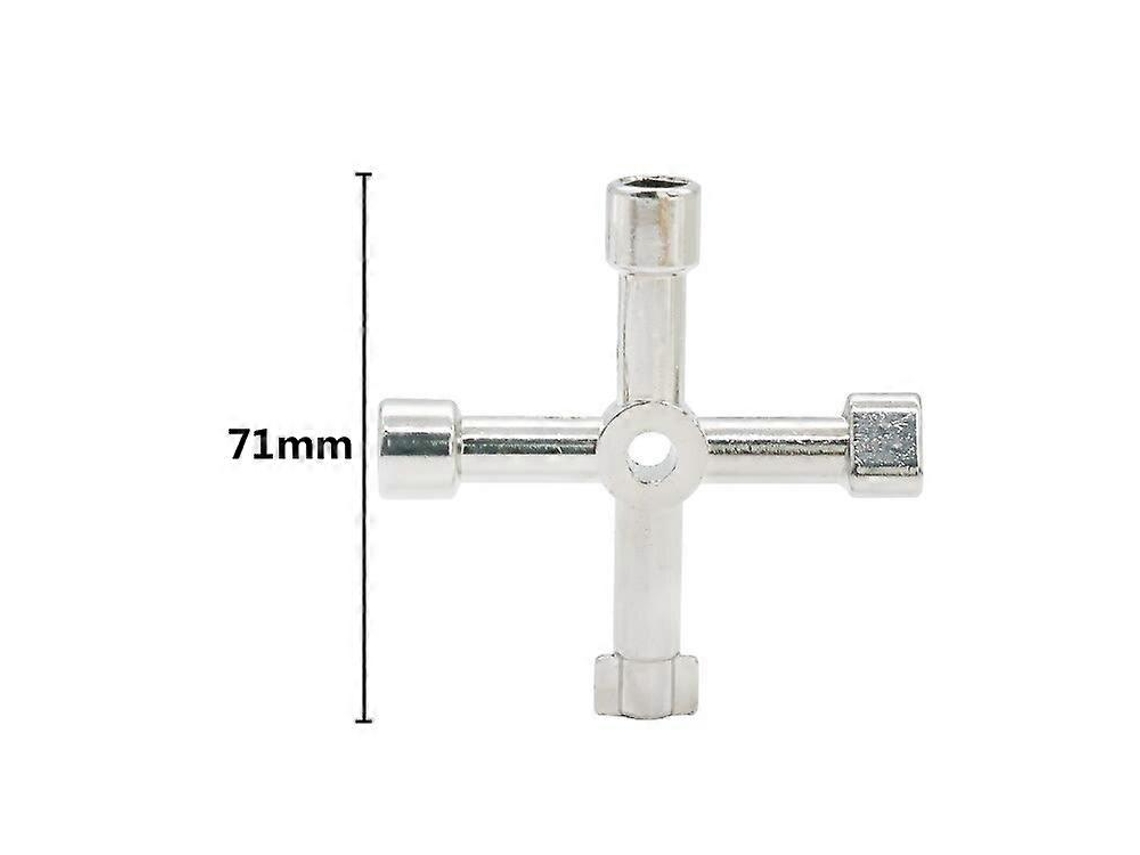 CHAVE triangular multifuncional, aço inox, para armários, elevadores, válvulas | S/MARCA