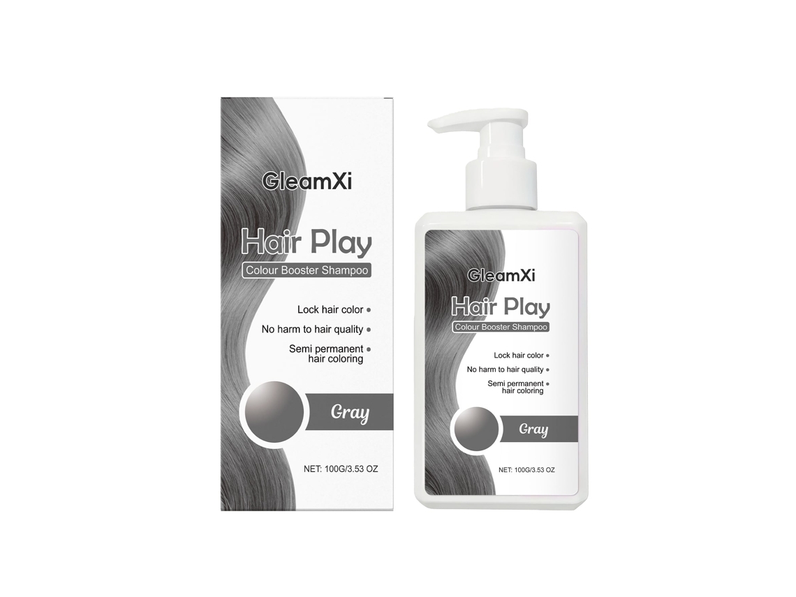 Shampoo Loiros com Fixador de Cor Cinza para Cabelos Radiantes e de Cor Permanente LAXISCREED