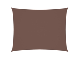 Vela Para Sol Estilo Tecido Oxford Retangular Castanho 3,5x5m MAISON EXCLUSIVE