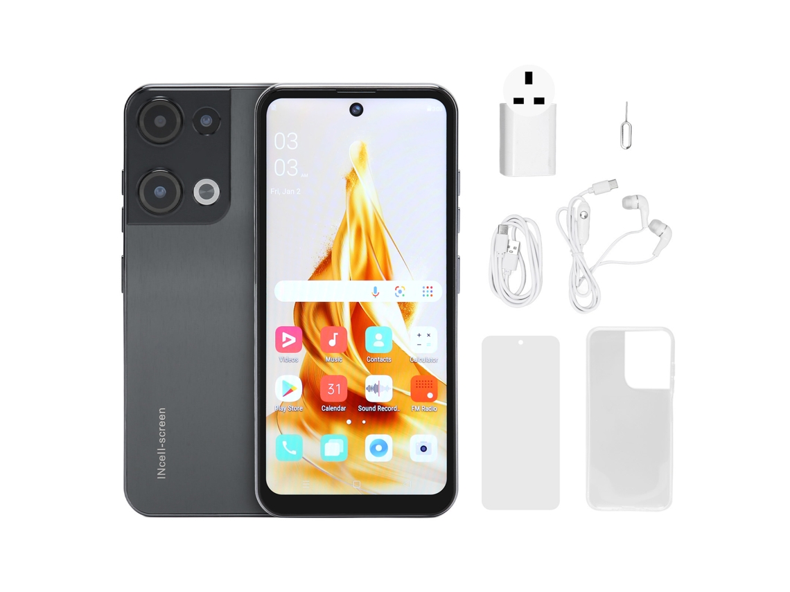 Smartphone Laxiscreed Com Desbloqueio Facial, 6gb Ram E 128gb De Armazenamento