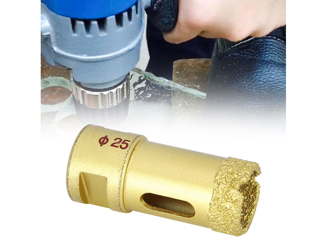 Ferramenta De Perfuração De Diamante Brazing M14 25mm Para Concreto, Granito, Mármore E Azulejos Cerâmicos