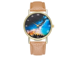 Reloj Star Watch Star Lady Hombre Joven Tendencia Cuarzo Crema T123-a