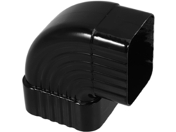 Adaptador De Cotovelo Em Liga De Alumínio, Preto, Instalação E Design Convenientes.