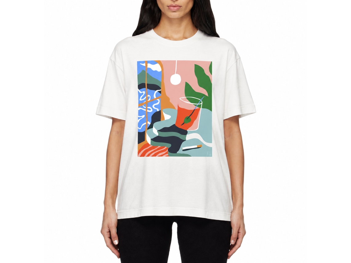 Camiseta Rockinstone Aperol Club Kim Van Vuuren estilo exclusivo de designer