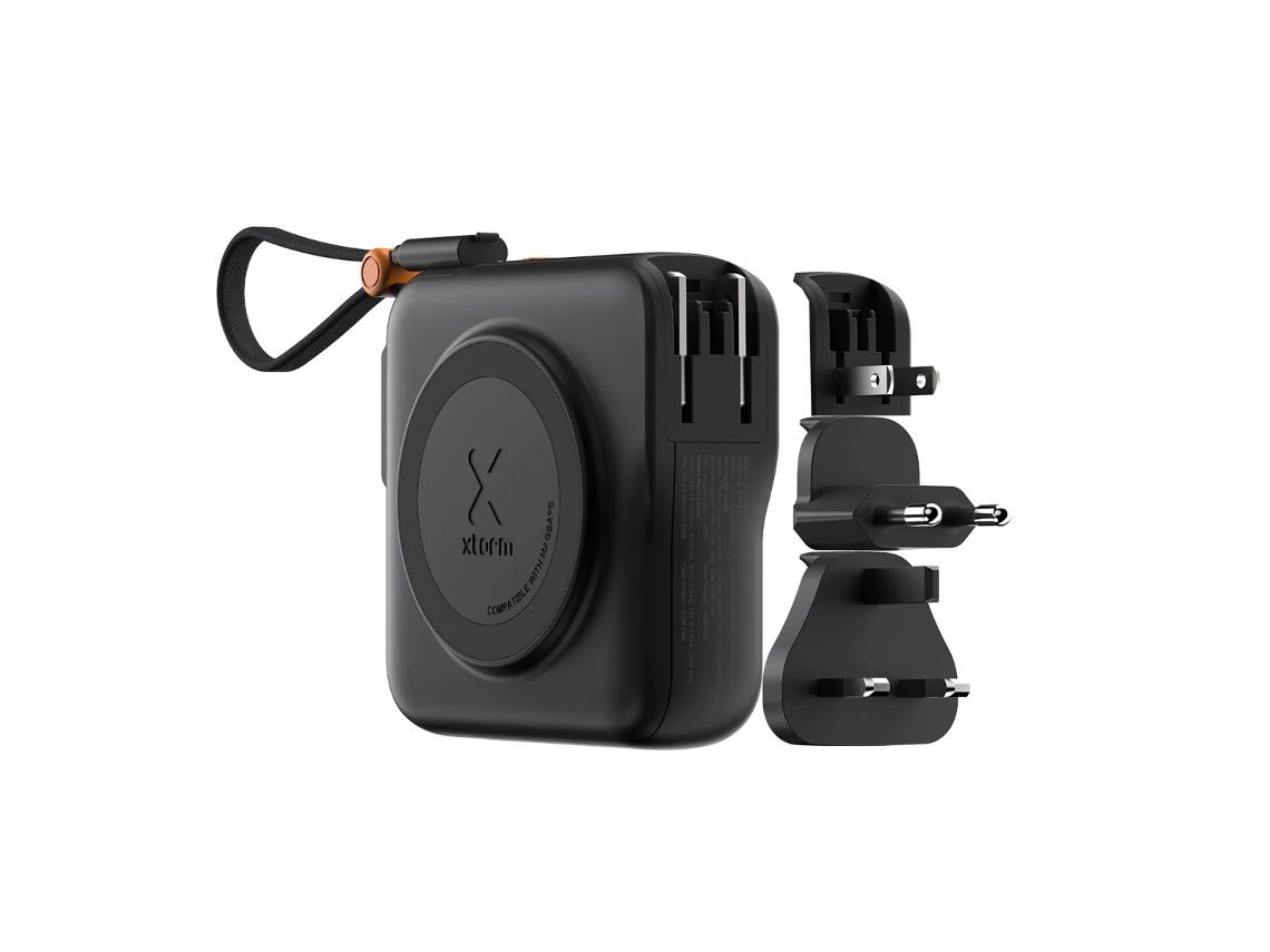 Carregador De Viagem 3 Em 1 Com Powerbank 10000mah 30w Usb-c Modelo Travelpro