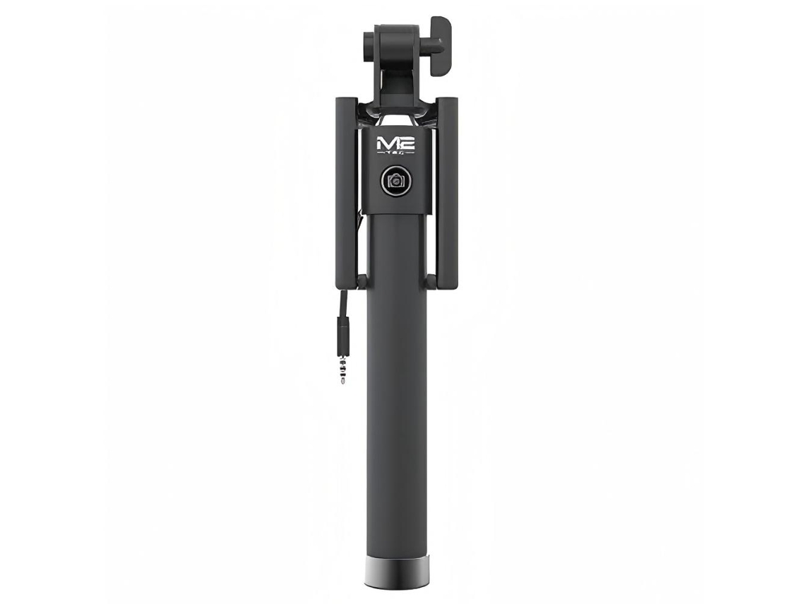 Selfie Stick Com Conexão Cabo 3.5mm M2 Tec V-8802 - Preto