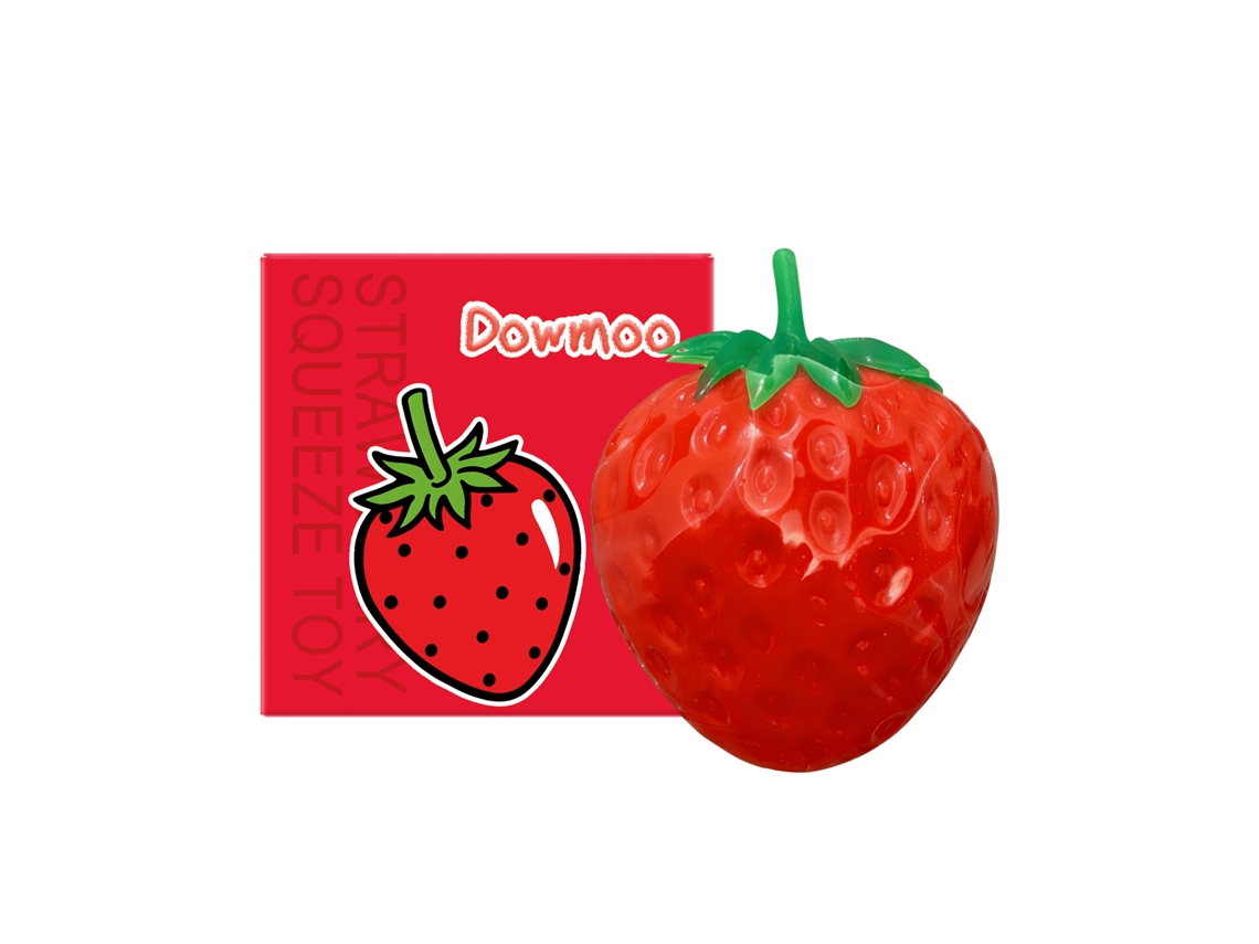 Brinquedo Squishy Morango Para Crianças Divertido E Macio