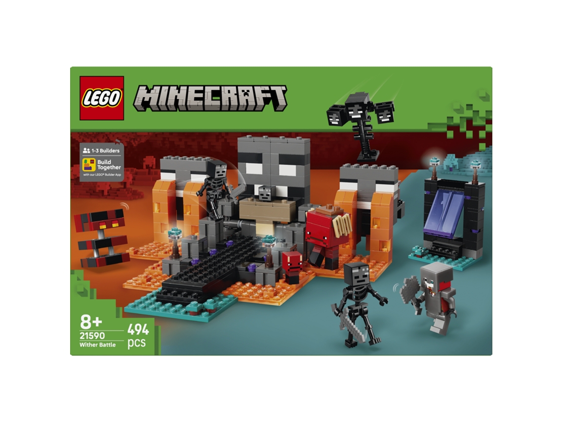 Lego® 21590 Minecraft® Batalha Contra O Wither – Criaturas E Cenário De Combate