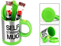 Caneca De Café Automexedora, Caneca Elétrica Automática De Aço Inoxidável Reutilizável, Copo Térmico Giratório Para Escritório Ly Ebike