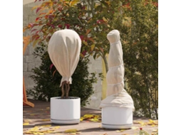 Vidaxl Fleece De Proteção Contra Geada Para Plantas Bege 50 X 1,6 M