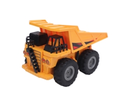 Primerox brinquedo Veículo Engenharia Controle Remoto 2 em 1 Caminhão Basculante e Escavadora
