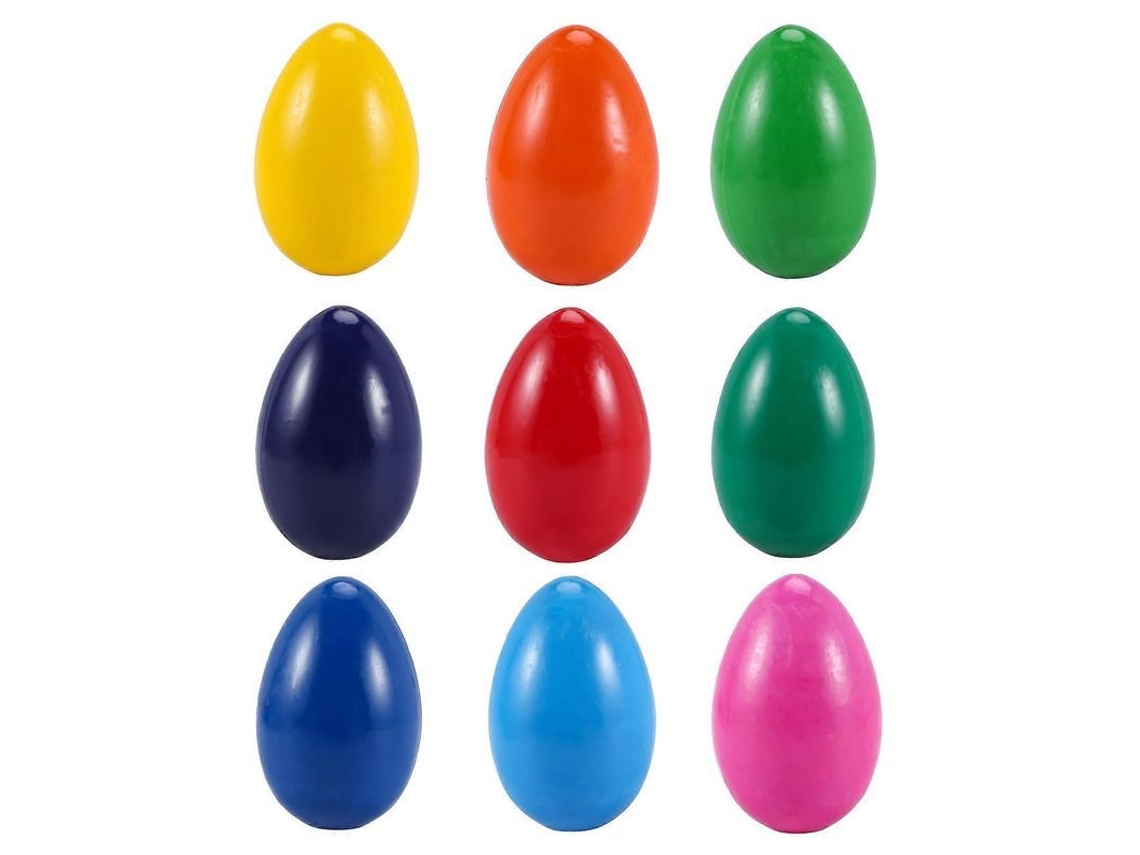 Crayons Para Bebês, Crayons De Grip Palmar, 9 Cores Não Tóxicas Laváveis Com Design De Ovo Cor Como Mostrado