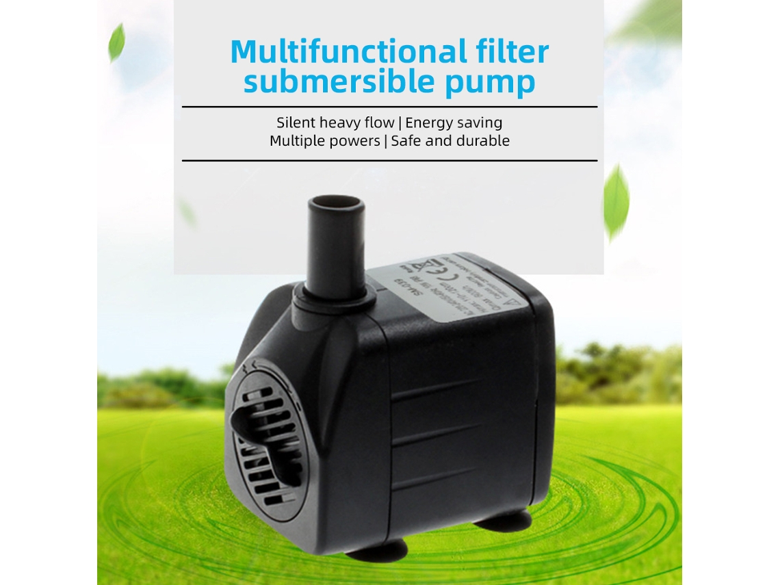 Bomba Submersível Mini Com Fluxo Ajustável 600l/h