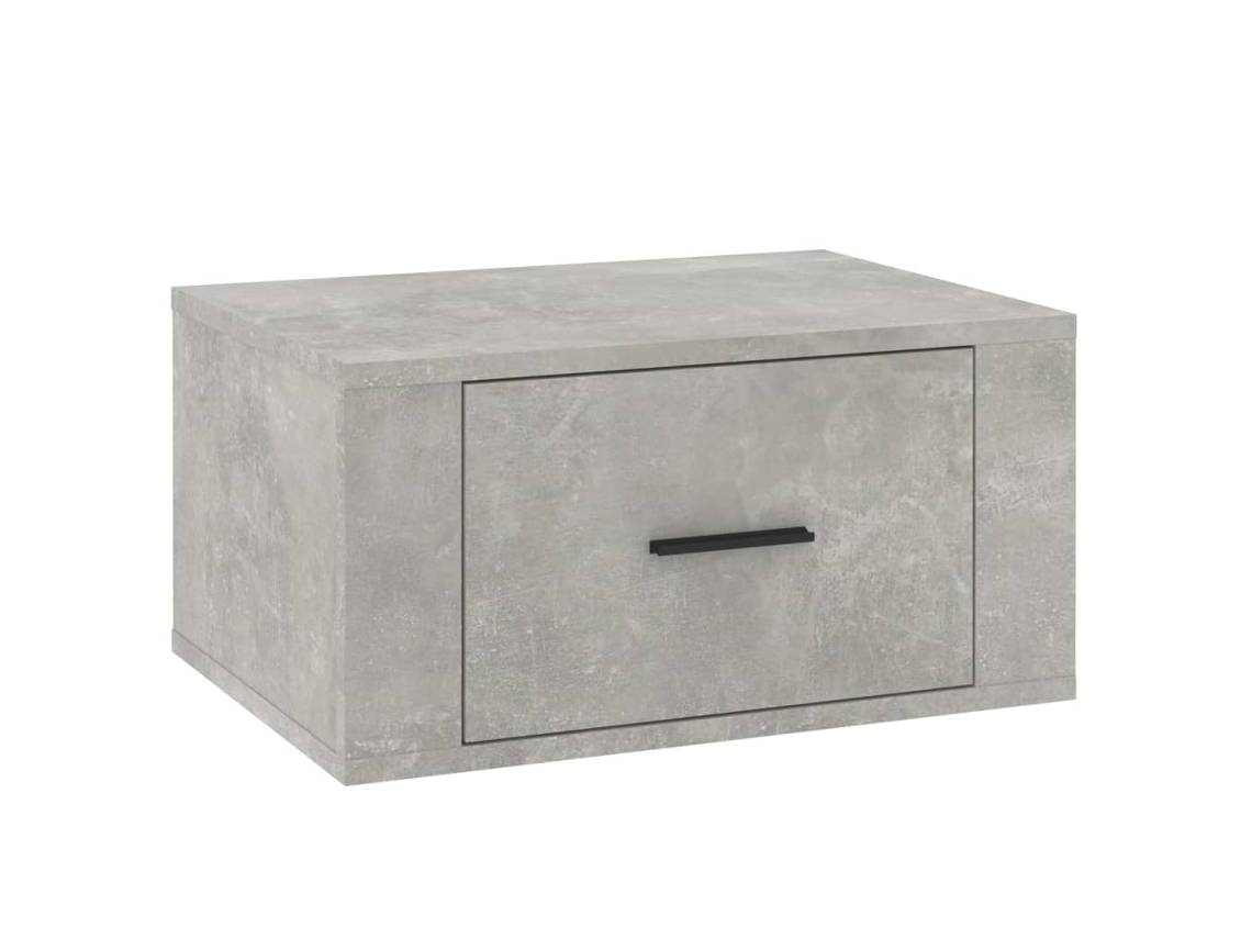 Mesa Cabeceira de Parede Cinzento Cimento MAISON EXCLUSIVE (50x36x25 cm)
