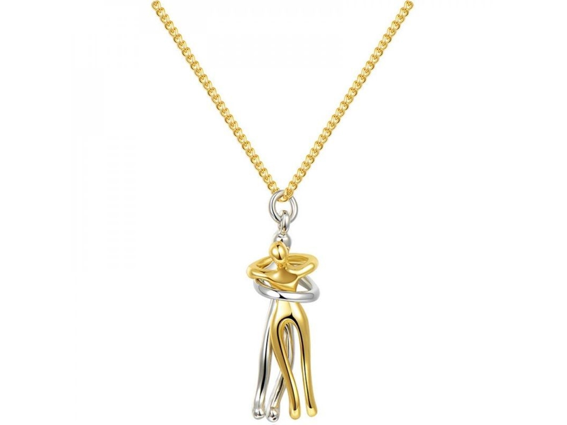 2026-colgante De Collar Exquisito Pareja Abrazando Para Mujeres Joyería De San Valentín Moda Pendants Ekl Gd
