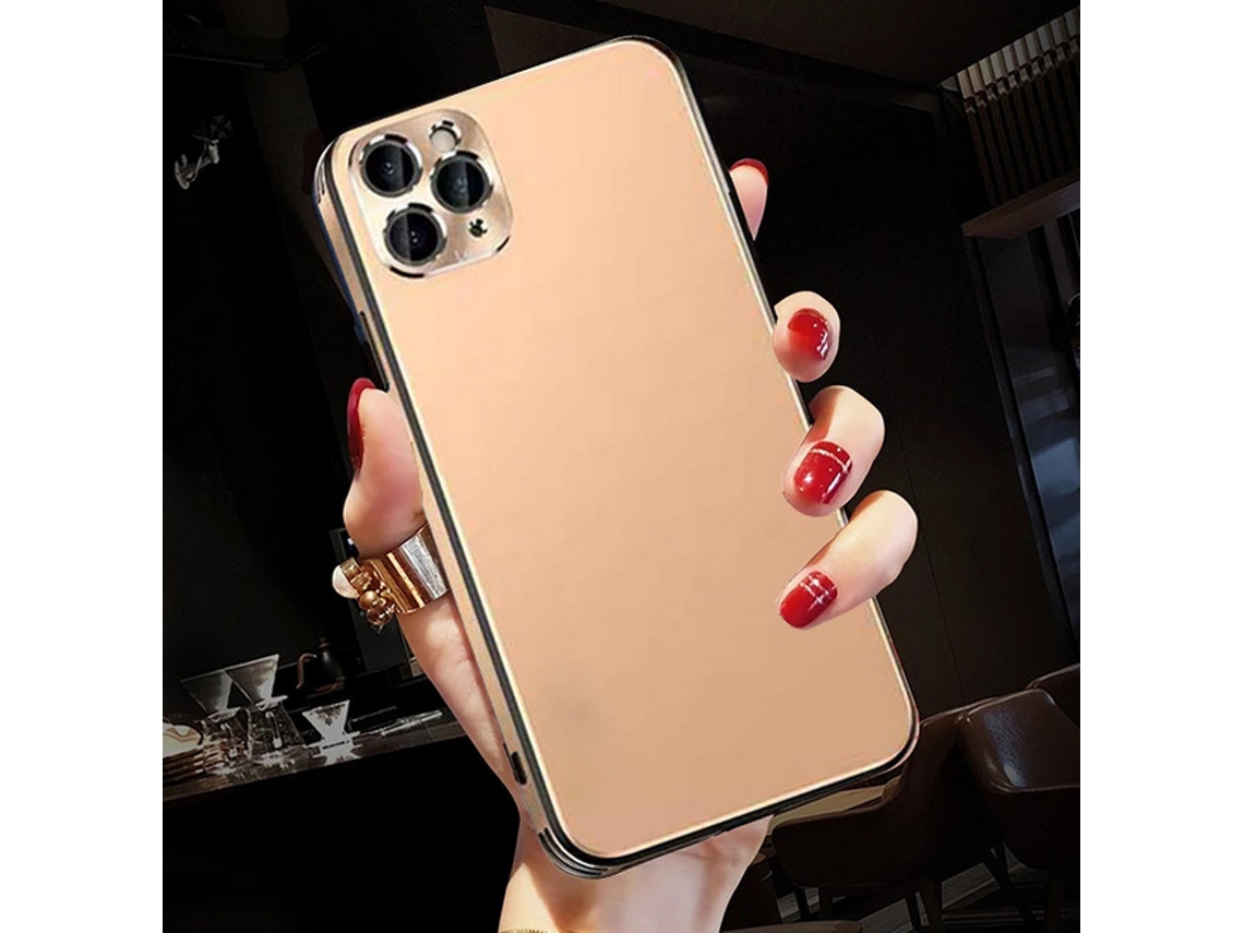 Capa de Telefone para Apple Iphone Yue Xing Hui Champagne Gold EOOCOO (lente de Metal de Precisão, Ultra fina com Efeito Mate)