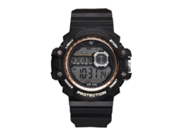Reloj Deportivo Impermeable Electrónico De Caucho Para Hombres Estudiantes (oro)