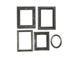 Quadro De Fotos Em Miniatura 1/12 Para Casinha De Bonecas Decorativo Artesanal