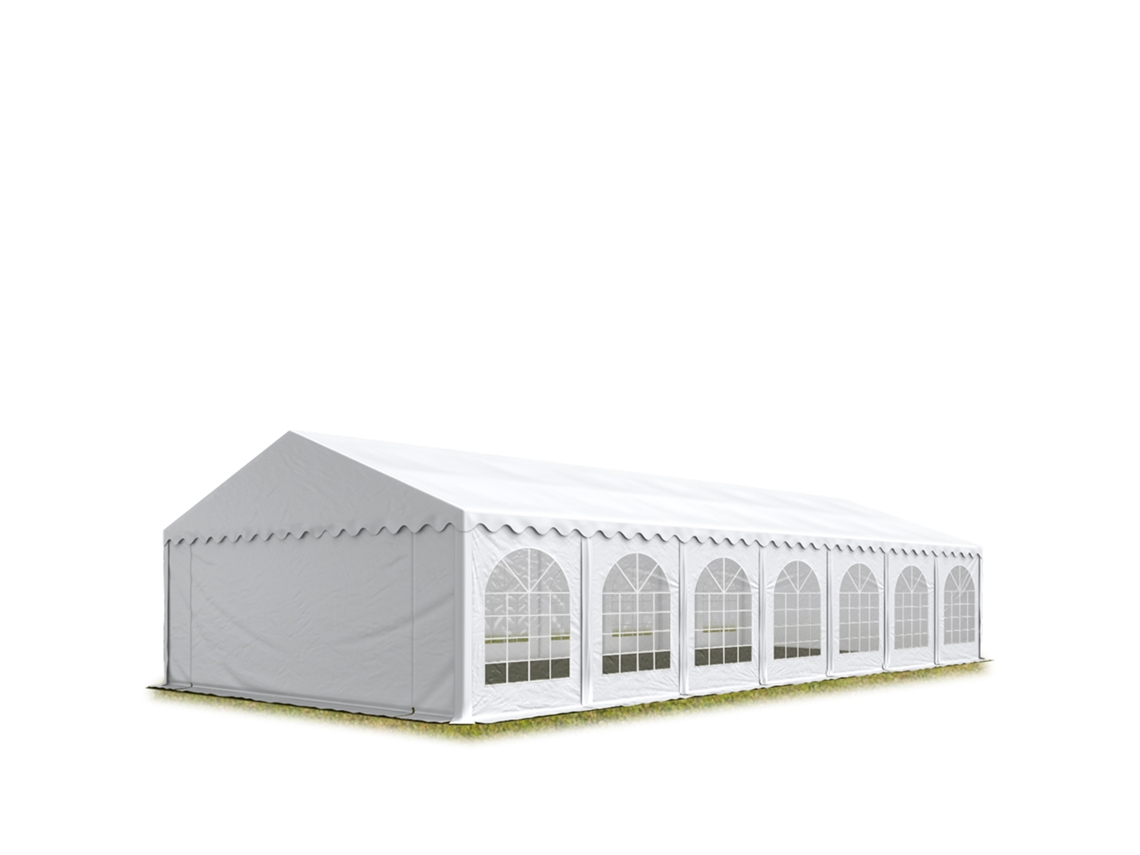 Tenda para Festas 6x14 M, PVC 750, com Base Reforçada, Porta-Ferramentas Branco