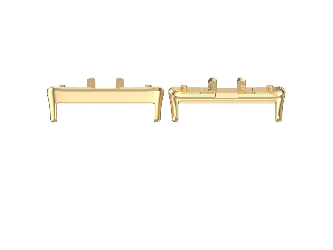 Conector De Pulseira De Metal Para Samsung Galaxy Fit 3 Sm-r390 (1 Par)