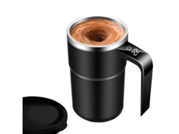 Copo Misturador Automático Multifuncional em Aço Inoxidável 316 com Textura, Ideal para Bebidas Quentes e Frias. Rosa. TAISHENGDA