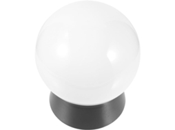 Luminária de Parede Externa Redonda em Led, em Aço Inoxidável e Acrílico, com Listras Transparentes. SFUSHOS