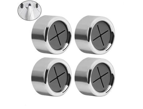Conjunto De 4 Porta Toalhas Redondos Adesivos, Ganchos Adesivos Para Toalhas, Gancho De Parede Redondo Para Panos De Cozinha Zeminpeoel