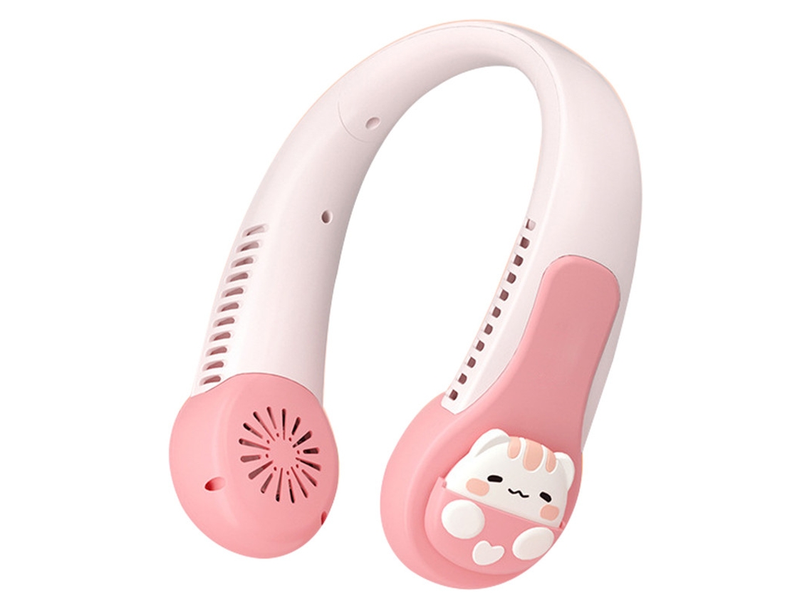 Ventilador Portátil, 3 Marchas Para Ajustar A Energia Eólica, Bateria De Longa Duração, Energia Eólica Super Potente, Rosa Yizhood